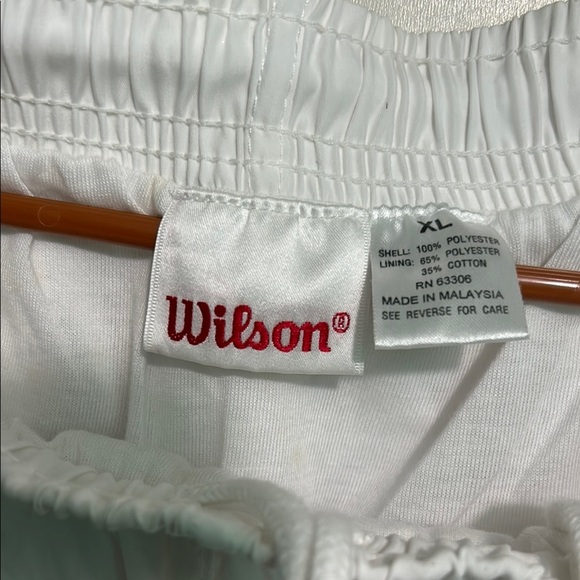 Wilson White Athletic Shorts with Elastic Waistband - Picture 5 of 9